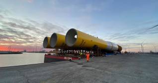 Jan De Nul Group awarded Wagenborg Towage as a logistic supplier for monopiles Gode Wind 3 and Borkum Riffgrund 3