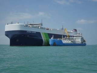 NYK and FueLNG Achieve First LNG Bunkering of PCTC in Singapore