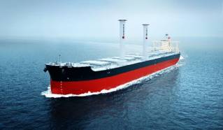 MOL and VALE agree to install Two Norsepower Rotor SailsTM to an in-service Capesize Bulk Carrier