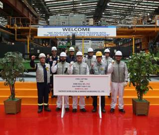 Daewoo Shipbuilding cuts steel for GasLog’s 174,000 cbm LNG carrier