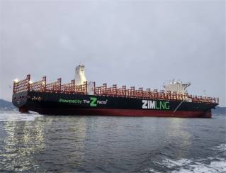 SEA-LNG Member ZIM Celebrates Launch Of First 15,000 TEU LNG-DF Container Vessel, ZIM Sammy Ofer