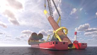 Ulstein U-Stern - Smart Monopile Installation On DP (Video)