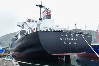 New Crewed Autonomous Navigation System Installed New Domestic Coastal Vessel Shiranami for JERA