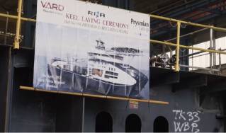 Кeel laying ceremony held for Prysmian's New Cable Layer (Video)