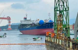 Fairfield’s first LNG powered stainless steel chemical tanker launched