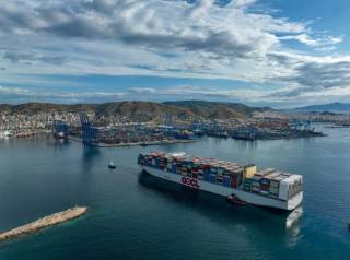 PCT S.A. welcomes in the port of Piraeus, one of the largest container ships in the world
