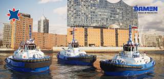 Fairplay Towage Group takes delivery of two Damen tugs and places order for three more