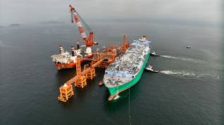 FSRU Vessel Berths as Final Countdown to Launch of Hong Kong's First Offshore LNG Terminal Project