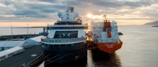 Gasum carries out the first ever bunker operation in Iceland to supply Ponant’s Le Commandant Charcot with LNG and LBG