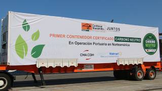 Contecon Manzanillo handles first carbon-neutral container in North America