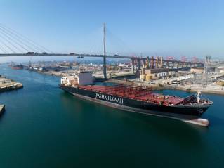Pasha Hawaii Celebrates ‘MV Janet Marie’ Inaugural Call to the Port of Long Beach