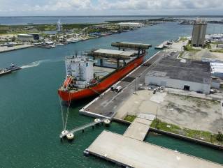First Cargo Vessel Arrival at Port Canaveral's Newly Rebuilt North Cargo Berth 3