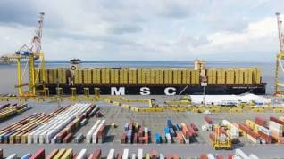 MSC christens world’s largest container ship