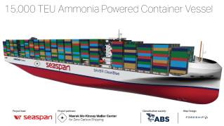 Seaspan Corporation and Mærsk Mc-Kinney Møller Center for Zero Carbon Shipping Receive Approval in Principle from ABS for Ammonia-Fueled Container