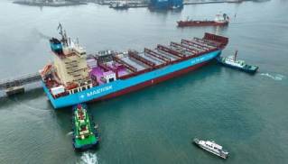 World First with ABS Class Green Methanol Powered Container Vessel’s Maiden Voyage