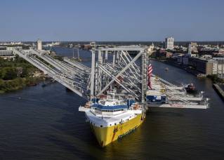 Port of Savannah receives four new electric ship-to-shore cranes