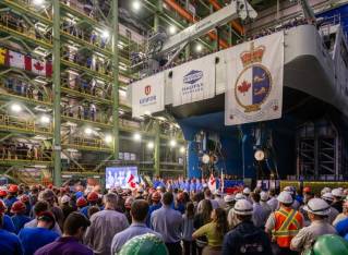 Irving Shipbuilding cuts steel for the 7th AOPS and first vessel for the Canadian Coast Guard