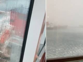 P&O Britannia crashes into oil tanker amid Mallorca storm (Video)