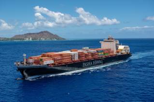 MV Janet Marie, the Newest Addition to Pasha Hawai‘i’s Container Ship Fleet, Makes Her Inaugural Arrival at Honolulu Harbor’s Pier 51