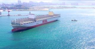 OOCL Receives the Fourth 24,188 TEU Mega Container Vessel, Named OOCL Felixstowe