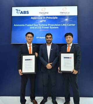 ABS Issues AIP for Hanwha Ocean’s Industry-First, Zero-Carbon Gas Carrier