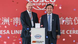Rio Brasil Terminal welcomes COSCO’s ESE2 service