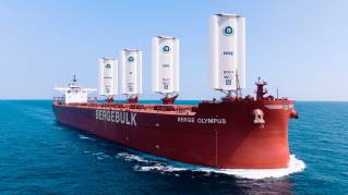 Berge Bulk Unveils The World’s Most Powerful Sailing Cargo Ship