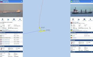 Video reconstruction of the collision between Russian Ro-Ro ship SLAVYANIN and the Palau-flagged cargo ship NEW RAOUF