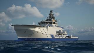 The construction of the Finnish Border Guard’s new offshore patrol vessels has commenced