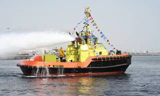 Damen Shipyards hands over twin ASD Tugs 2813 to the Ghana Ports and Harbours Authority