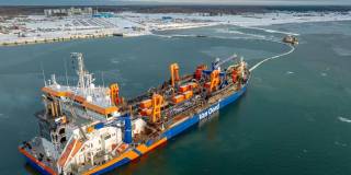 Van Oord starts land reclamation for new quay in Paldiski South Harbour in Estonia