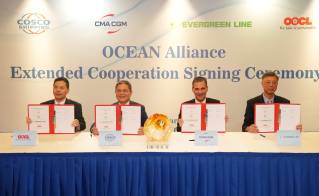 CMA CGM, COSCO SHIPPING, Evergreen and OOCL to extend OCEAN Alliance until 2032