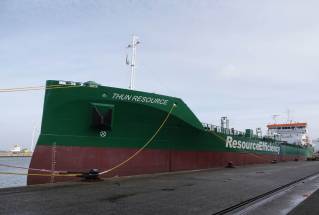 Thun Resource Delivered - The First Vessel In The Resource Efficiency Series