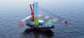 Dual-Fuel Methanol Design of Offshore Wind Turbine Installation Vessel from Yantai Receives ABS Approval