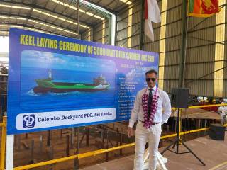 Misje Rederi takes delivery of eco-friendly hybrid bulker from Colombo Dockyard