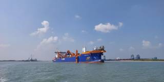 Van Oord executes maintenance dredging works in the Port of Krishnapatnam, India