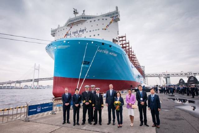 Maersk Names Second Vessel Of Its Large Methanol-enabled Fleet Astrid ...