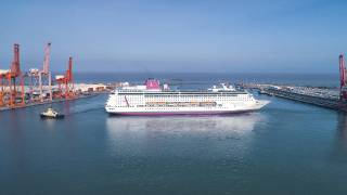 Ambassador Cruise Line's 'Ambition' Returns to Bristol Port Amidst Record-Breaking Cruise Figures