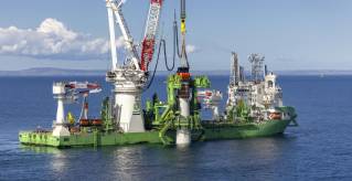 DEME’s Offshore Installation Vessel Orion Successfully Completes The Near 15 MW Turbine Foundation Installation Project In Scotland and Head to US