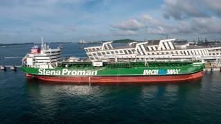 Proman Stena Bulk Formally Names Methanol Tanker Stena Prosperous In Singapore