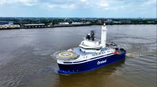 Ørsted and Shipbuilder Edison Chouest Christen First-Ever American-Built, Offshore Wind Service Operations Vessel