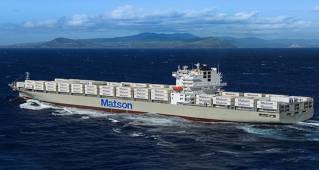 Kongsberg Maritime hybrid technology to optimise energy use and cut emissions for Matson Navigation Company’s new LNG-powered container ships