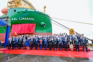 The First Of AAL’s Super B-Class Heavy Lift Fleet, The “AAL Limassol”, Named and Made Ready for her Maiden Voyages