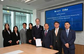 KOMIPO and Vitol extend long term LNG supply contract
