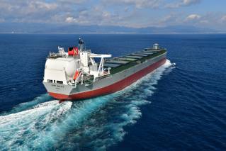 K Line announces delivery of a Capesize LNG-fueled Bulk Carrier CAPE HAYATE for JFE Steel Corporation