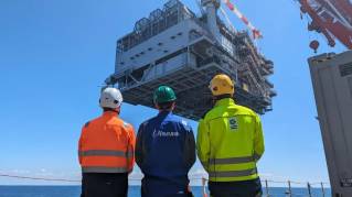 Allseas installs D’Yeu-Noirmoutier offshore wind substation
