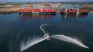 Maiden call of Hapag-Lloyd EC2 service at APM Terminals Lázaro Cárdenas