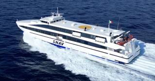 Intermarine (Immsi Group) delivers SIRIUS, the new high-speed ferry for the Bay of Naples, to SNAV