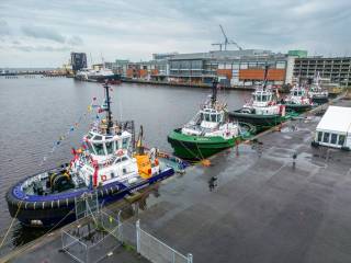 Six Tugs Named in Port of Leith Ceremony