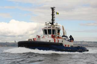 Sanmar delivers powerful escort tug to long-term client P&O Maritime Logistics